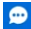 Icon of a chat bubble.
