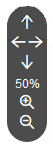 Controls to zoom and pan the Screen Capture pane