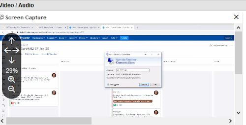 Screen Capture pane in the Media Player