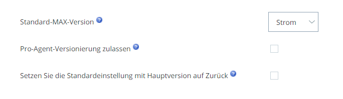 Der Bereich MAX der Registerkarte Details in Geschäftseinheiten in ACD.