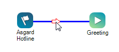 Imagen que muestra el conector resaltado en azul.