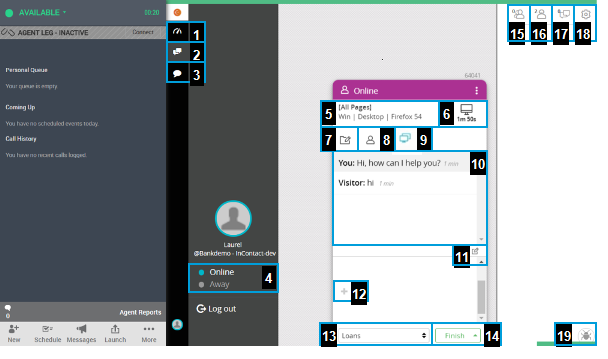 Carte-image de l’interface Advanced Chat dans MAX.