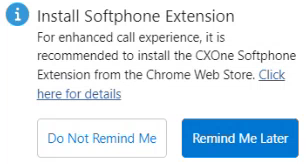 Salesforce Agent Lightning의 웹 RTC 설치 프롬프트