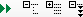 A set of icons that allow you to expand and collapse all of the variables or actions that have information inside them in the lists.