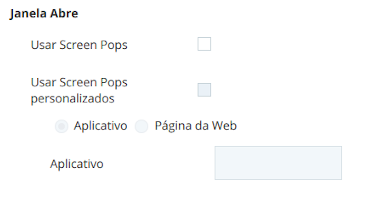 Captura de tela da seção de configuração da tela popup da página Habilidades.