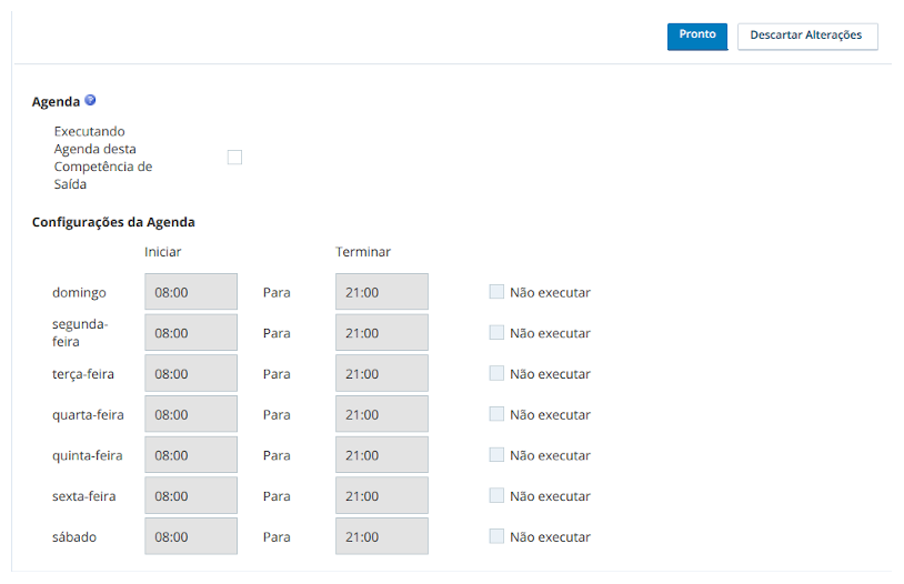 Captura de tela de uma programação automática de habilidades do PC